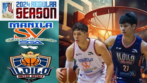 mpbl live today 2024|MANILA VS ILO ILO FULL GAME HIGHLIGHTS .